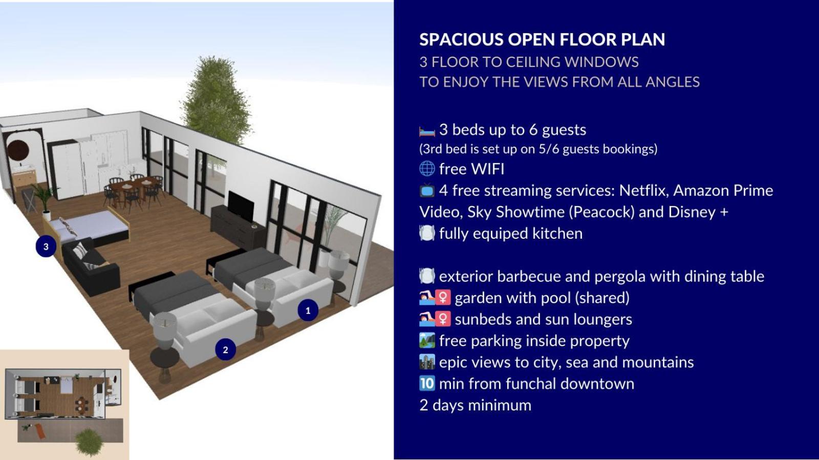 Geek Villa: Matrix-inspired Open Space With Year-round Pool Funchal (Madeira)